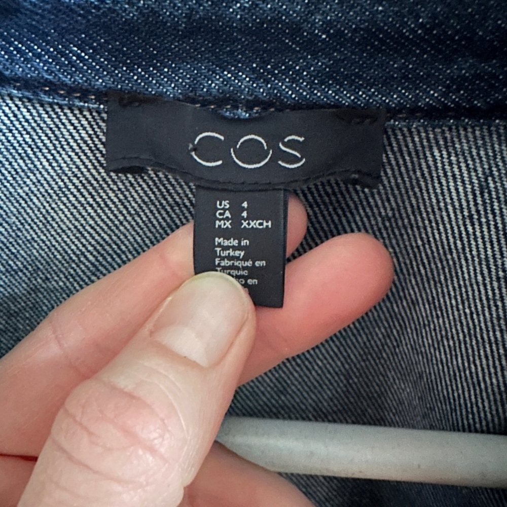 Stylish Cos Denim Button-Up Shirt/ jacket - Picture 2 of 4